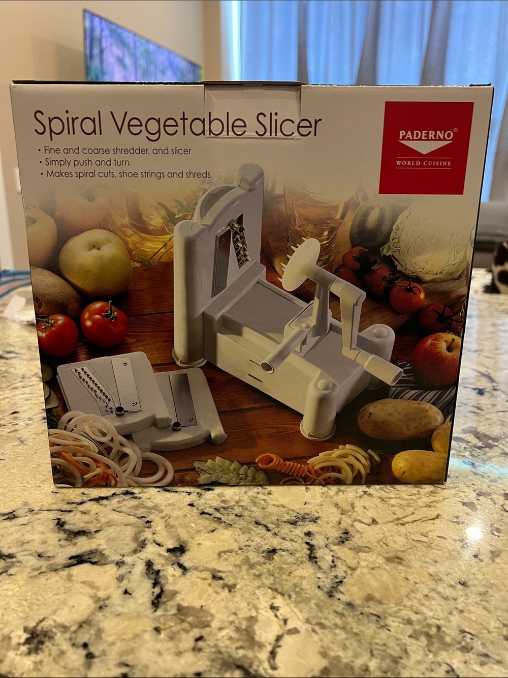 Spiral Vegetable Slicer - White
